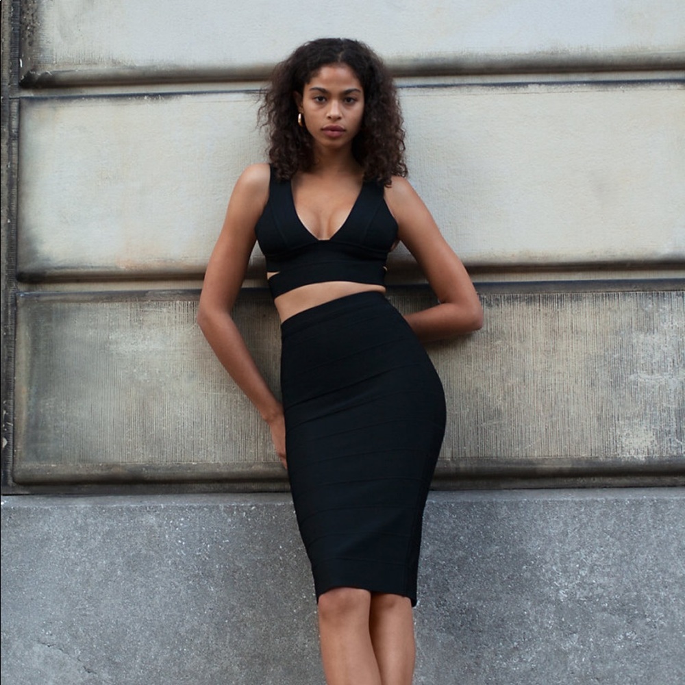 Aritzia TEN BY BABATON Chandelier Skirt